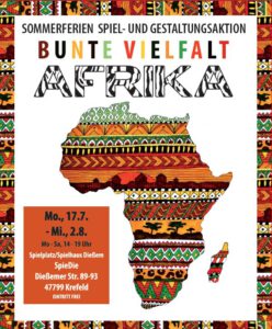Bunte Vielfalt Afrika Ausstellung zur Ferienaktion