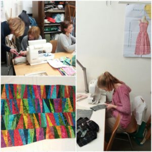 Nähen in der Couture-Fabrik Nähworkshop für jugendliche und erwachsene Anfänger und Geübte