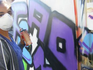 Graffiti Street Art Sprühdosen-Mischtechniken