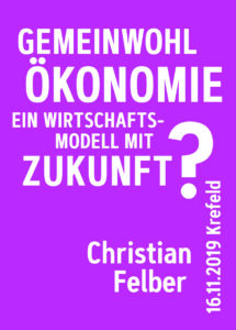 Christian Felber: Gemeinwohl-Ökonomie Ein Wirtschaftsmodell mit Zukunft?