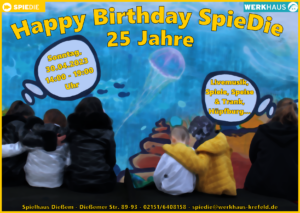 25 Jahre SpieDie Das SpieDie hat Geburtstag!
