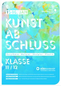 Kunstabschluss Waldorfschule Eurythmie, Malerei, Bildhauen und Plastizieren