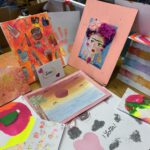 gemeinsam Malen - Kinder Eltern Großeltern
